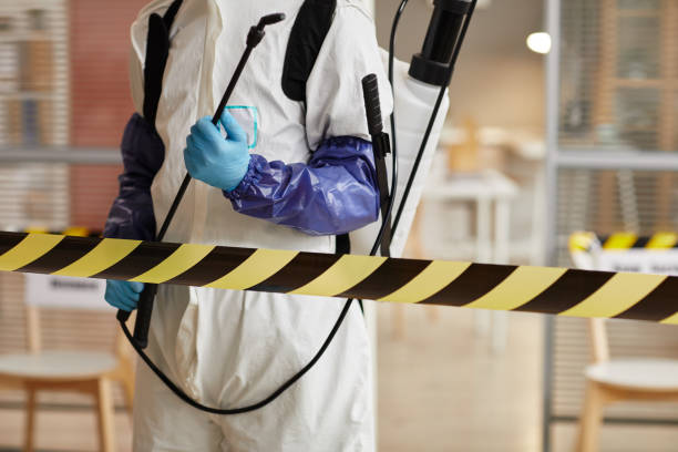 Professional Biohazard technician working in Thornton, CO
